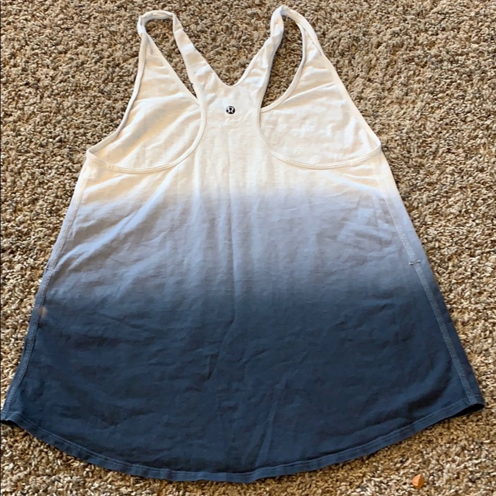 Lululemon ombré racer back sz 6